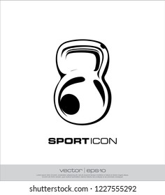 Abstract Kettlebells icon
