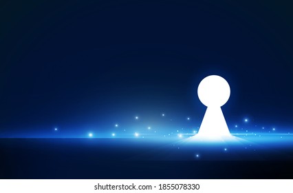 Resumen Tecnologías de apertura de puertas de llave Antecedentes de la comunicación Hitech fondo de innovación del concepto de comunicación, diseño de vector