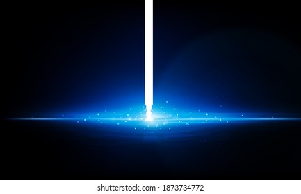 Resumen del fondo de la tecnología de apertura de puertas clave de luz de fondo de la comunicación Hitech concepto de innovación de fondo de diseño vectorial. 