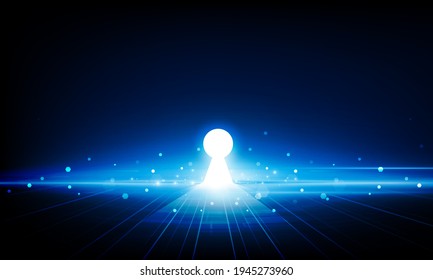 Resumen Tecnologías de apertura de puertas de llave Antecedentes de la comunicación Hitech fondo de innovación del concepto de comunicación, diseño de vector