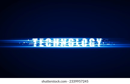 Abstract Key Door open Light out technology and Hitech communication concept innovation background,  vector design
