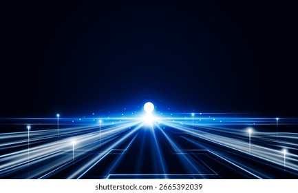 Abstract of Key Door open Light background Hitech communication concept innovation background vector design. 