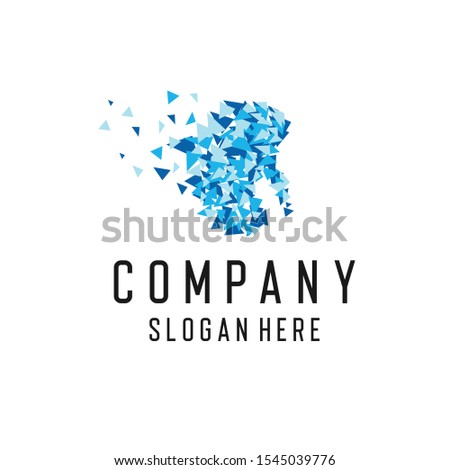 Abstract kidney logo generate idea design template. Color trend medicine sign,  logo design inspiration