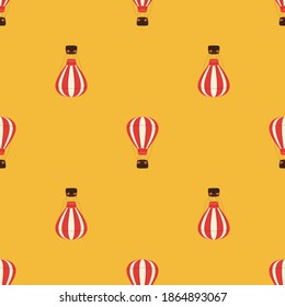 Abstract Kids seamless pattern background with balloon. Vector Illustration EPS10