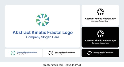 Abstract Kinetic Fractal Logo | Dynamic Motion Branding