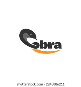 abstract king cobra logo design