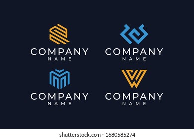 Abstract kit logo design that suit to be placed everywhere