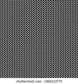 Abstract knit background. Graphics in black and white. Pattern for textile fabrics. Vector illustration.