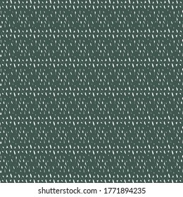 Abstract knit with parallel stripes and small floral elements. Thick wool or cotton fabric. Blue rug texture.
