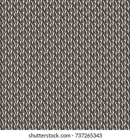 Abstract knit pattern. Monochrome sweater texture. Vector design.