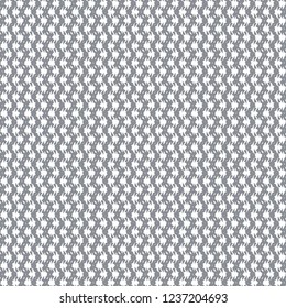 Abstract knit texture. Crochet fabric background. Monochrome decorative geometric pattern. Vector illustration.