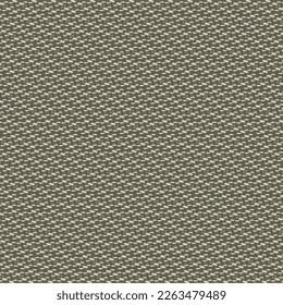 Abstract knit texture. Pattern with broken stripes and dash marks. Mottled textile material, in gray tones. Vector artwork.