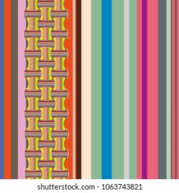 Abstract knitted color seamless pattern for new background.
