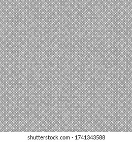 Abstract Knitted Pattern. Vector Seamless Knit Melange Wool Texture Imitation with Shades of Grey Colors