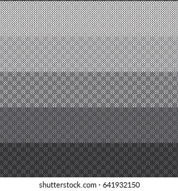 Abstract Knitted Pattern. Vector Seamless Background with Shades of Gray Colors. Knitting Wool Sweater Design