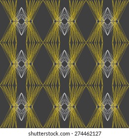Abstract knitted seamless pattern. 