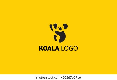 abstract koala logo. koala icon