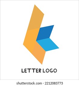 Abstract L K Letter LogoTemplate Vector Illustration  Design. 