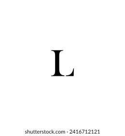 Abstract L letter modern initial letter marks logo design. Letter L and C square geometric symbol simple logo vector.