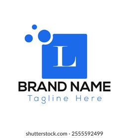 Abstract L letter modern initial lettermarks logo design	