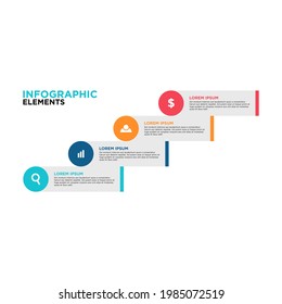 Abstract label business timeline Infographics elements, presentation template flat design vector illustration for web design marketing advertising