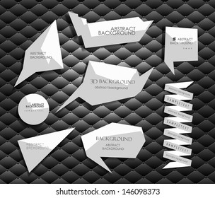 abstract Labels, bubbles, website header or banner vector set with abstract background/  for diagram, number options, banner, web design, infographics template