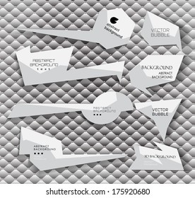 abstract Labels, bubbles, website header or banner vector set with abstract background