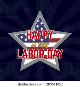 abstract labor day background with some special objects