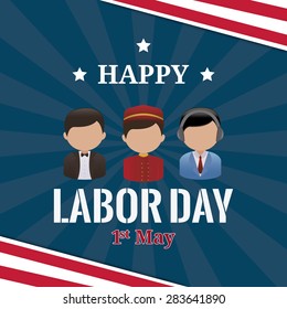 abstract labor day background with some special objects