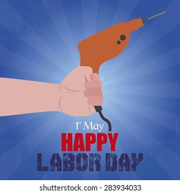 abstract labor day background with some special objects