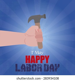 abstract labor day background with some special objects