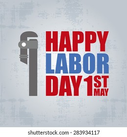 abstract labor day background with some special objects