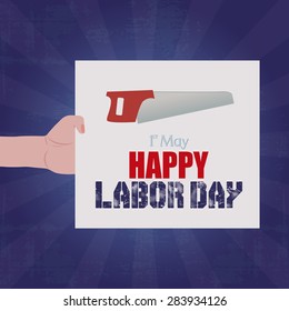 abstract labor day background with some special objects