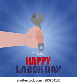 abstract labor day background with some special objects