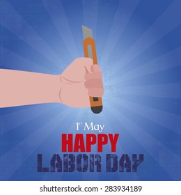 abstract labor day background with some special objects
