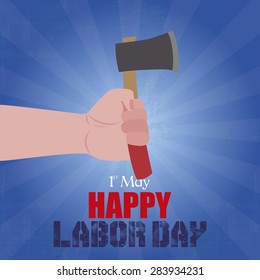 abstract labor day background with some special objects