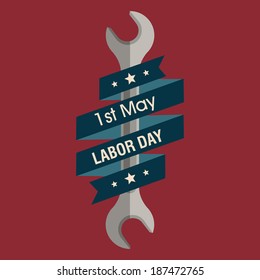 abstract Labor day background with special objects