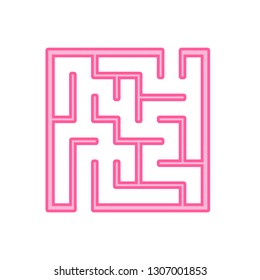 Abstract labyrinth. Game for kids. Puzzle for children. Maze conundrum. Vector illustration