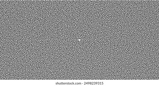 Abstract labyrinth geometric background. Abstract maze background