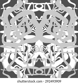 Abstract lace background. Artistic seamless pattern. Folk design composition
