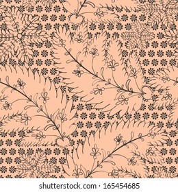 Abstract lace flower pattern 