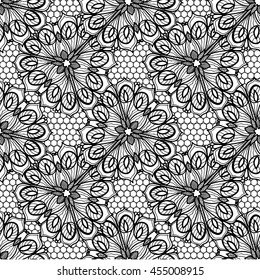 Abstract  lace pattern with flowers . Infinitely wallpaper, decoration design, lingerie and jewelry. Invitation cards,wallpaper tile ornament.