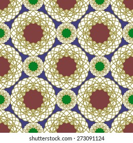Abstract lace pattern. Vector seamless texture