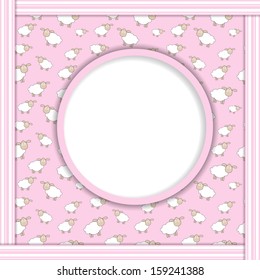 Abstract lamb background vector illustration