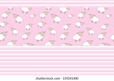 Abstract lamb background vector illustration