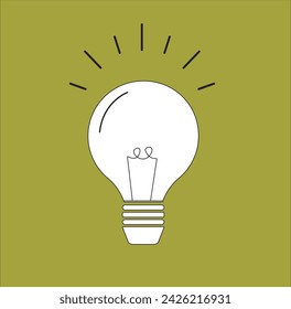 Abstract lamp 3d vector illustration