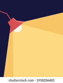 abstract lamp background vector illustration