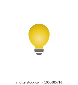 Abstract lamp logo design template