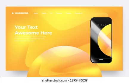 Abstract Landing Page Background 
