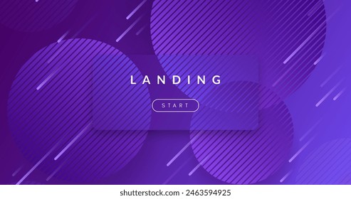 Abstract landing page background vector design in eps 10